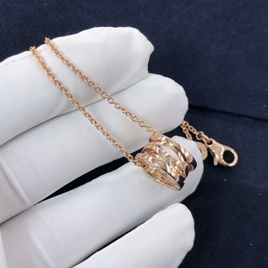 Bulgari B.zero1 Design Legend Collier sur mesure en or rose 18 carats