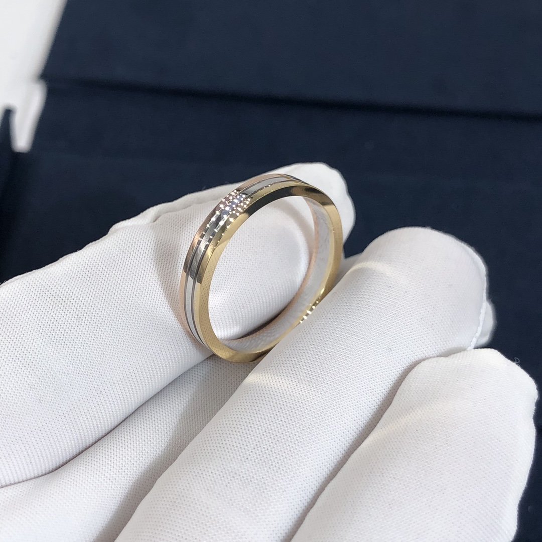 Alliance Cartier Trinity sur mesure en or rose 18 carats,18Or blanc K et or jaune 18 carats