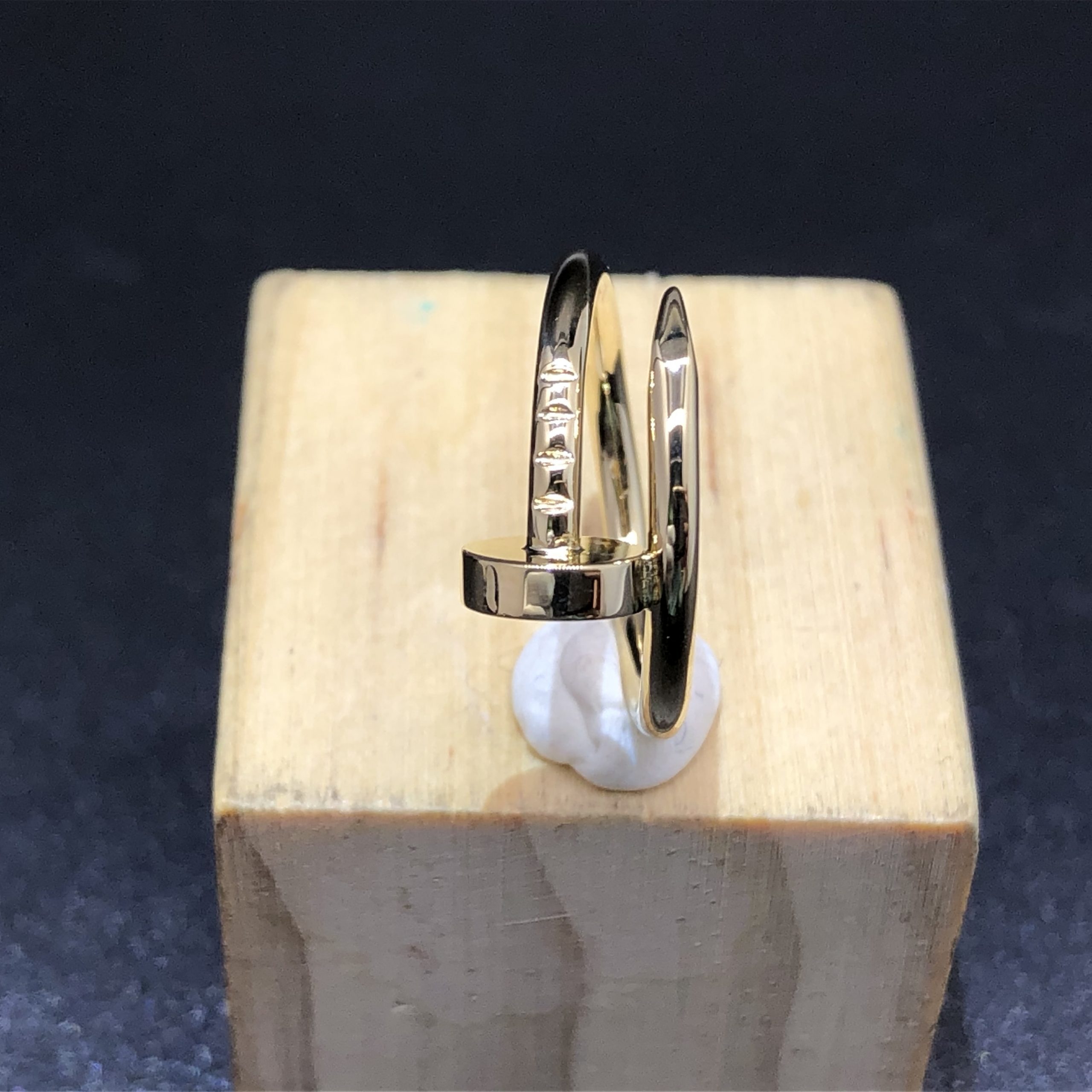 Bague Cartier Juste Un Clou sur mesure en or jaune 18 carats,SM